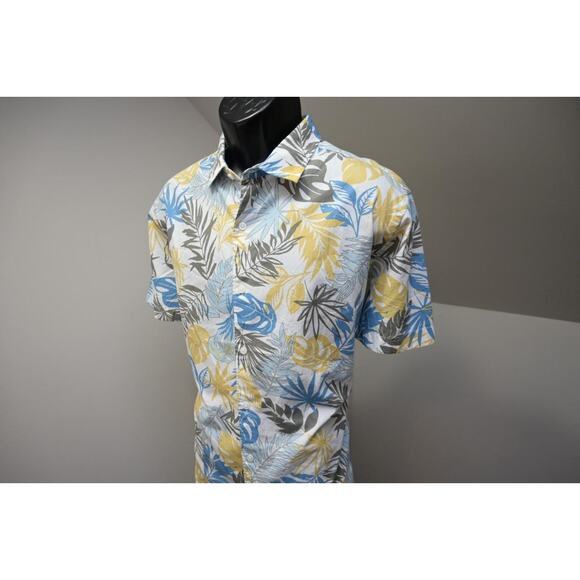 Express Hawaiian Shirt Button Up Floral Casual Short Sleeve Mens Size XL - Picture 3 of 8